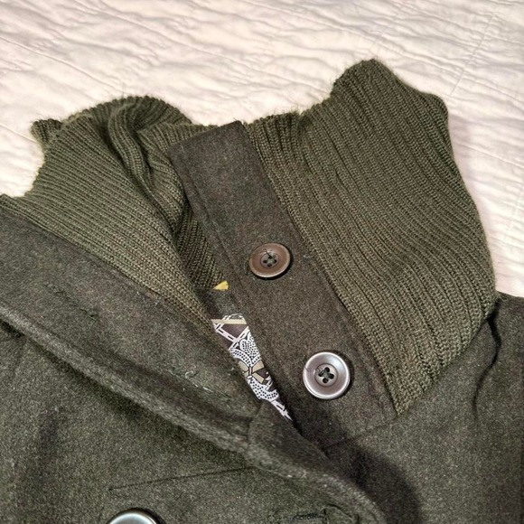 Dollhouse Olive Wool-Blend Coat – M/L Fit - Picture 7 of 8